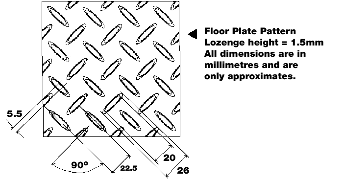 Floor plate pattern