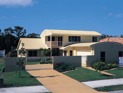 Roofing made from COLORBOND® steel in Classic Cream™