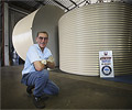 Bundaberg Tank Makers owner Kevin Beveridge uses AQUAPLATE® steel to build rainwater tanks