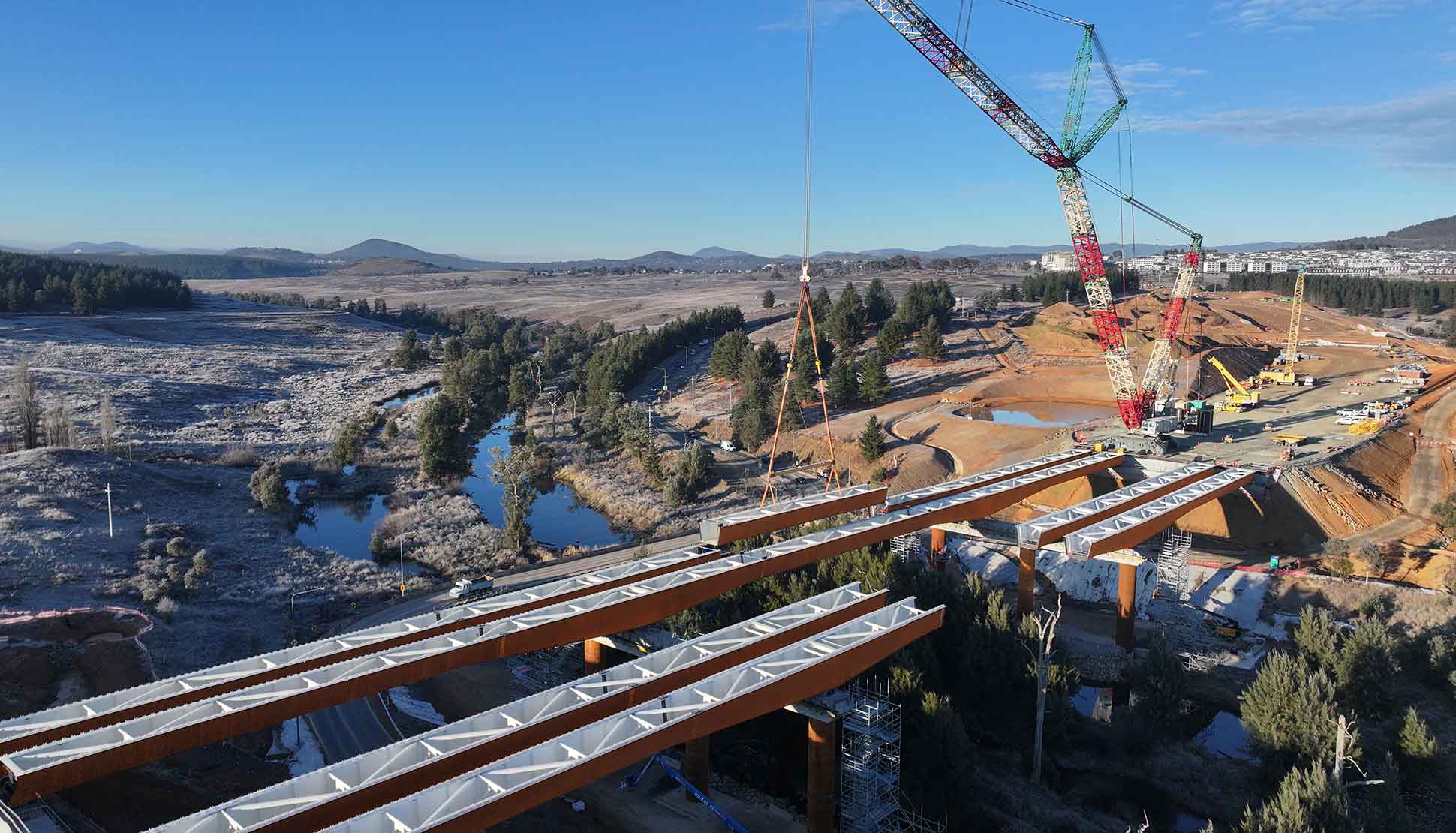 Molonglo River Bridge, REDCOR® weathering steel