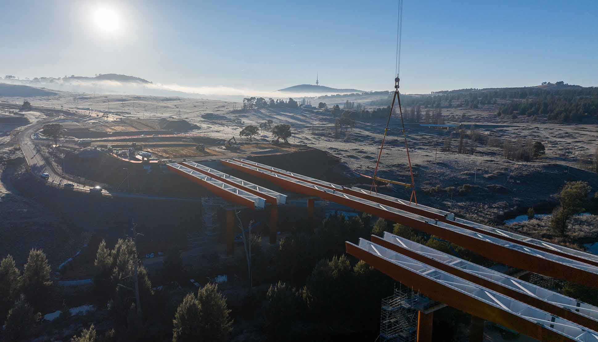 Molonglo River Bridge, REDCOR® weathering steel
